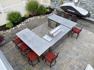 U Shape Outdoor Kitchen by Ocean 6