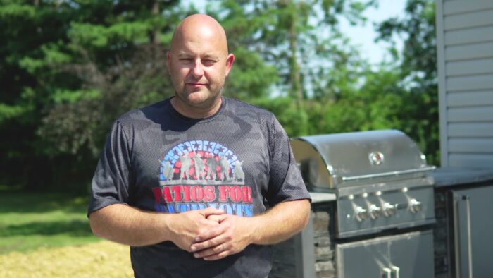 Veteran Receives Outdoor Kitchen – Patio for Patriots | RTA Outdoor Living
