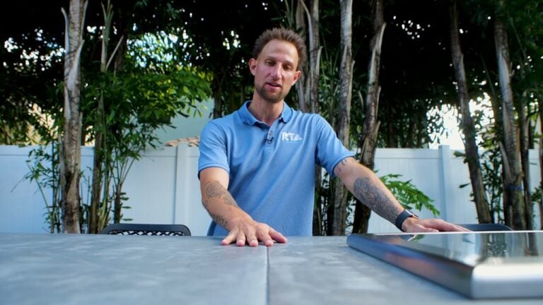 Outdoor Kitchen Countertops | A Look Behind the “Seams”