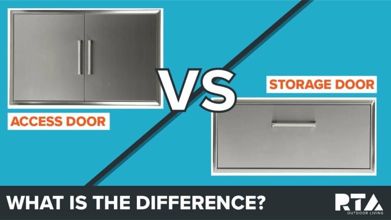 Outdoor Kitchen Drawers vs Doors | What’s the Difference?