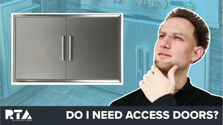 Outdoor Kitchen Doors | Are they Necessary?