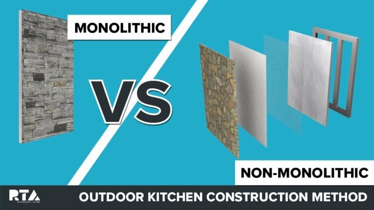 Outdoor Kitchen Concrete Panels | The Most Fail-Proof Construction Method