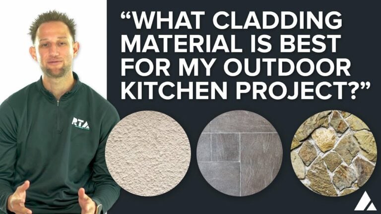 Brick Outdoor Kitchen, Stucco, or Tile? | Your Guide to Cladding Materials