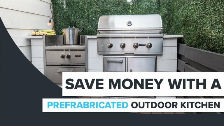 RTA Prefab Outdoor Kitchen | A Surprising Way to Save