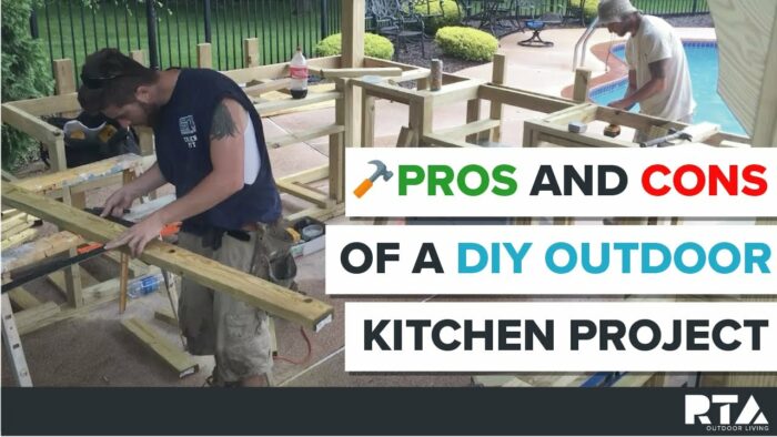 DIY Outdoor Kitchen Island | Is It Always a Good Idea?