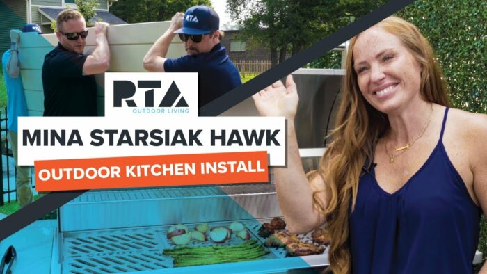 Incredible RTA Outdoor Living Installation | with Mina Starsiak Hawk