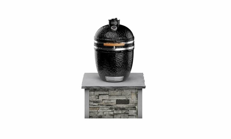 built in asado stand