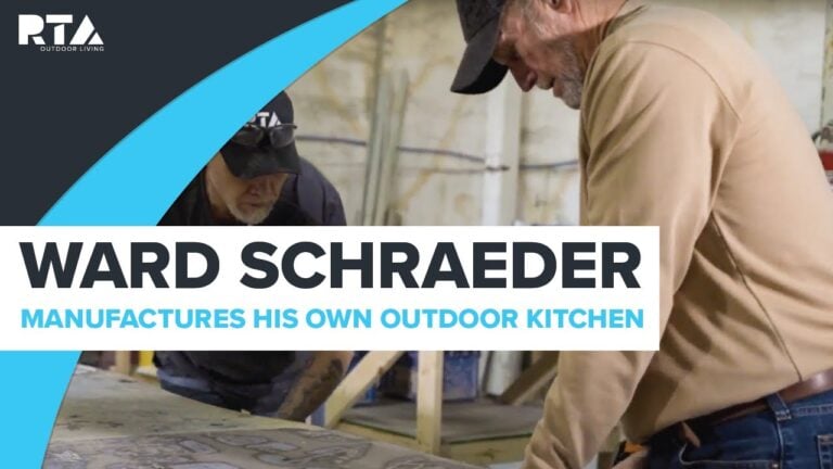 RTA Outdoor Kitchen | From Manufacturing to Ward Schraeder’s Backyard