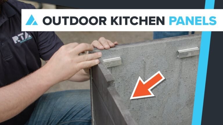 RTA Outdoor Kitchen Assembly | Understanding RTA Concrete Panels