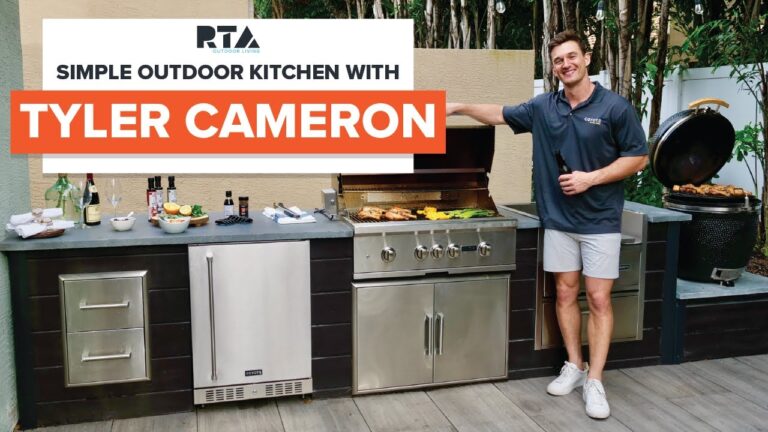 Outdoor Kitchen Ideas with Tyler Cameron | Beautiful, Simple Solution for Your Backyard
