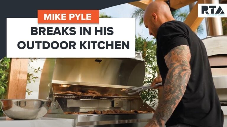 Insider Look at Mike Pyle’s Brand-New Outdoor Kitchen | RTA Outdoor Living