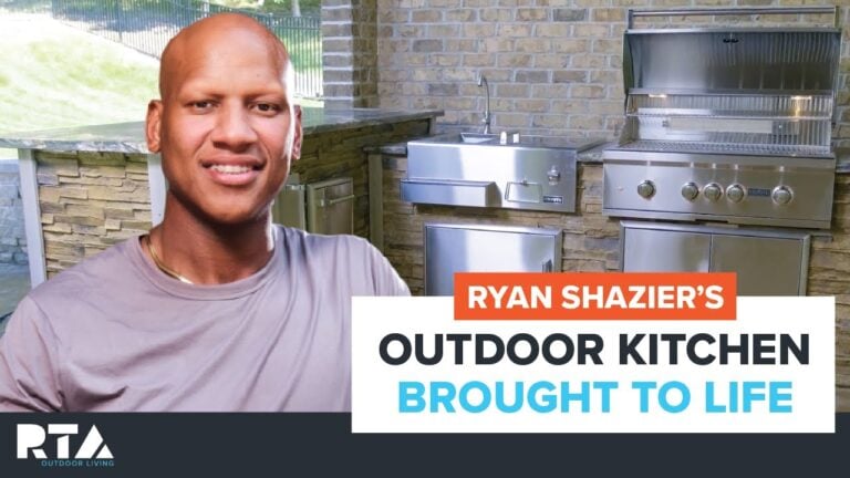 RTA Outdoor Living | Ryan Shazier’s Stunning L-Shaped Outdoor Kitchen