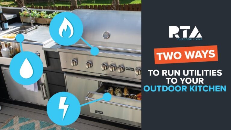Outdoor Kitchen Utilities | 2 Proper Ways to Run Your Lines