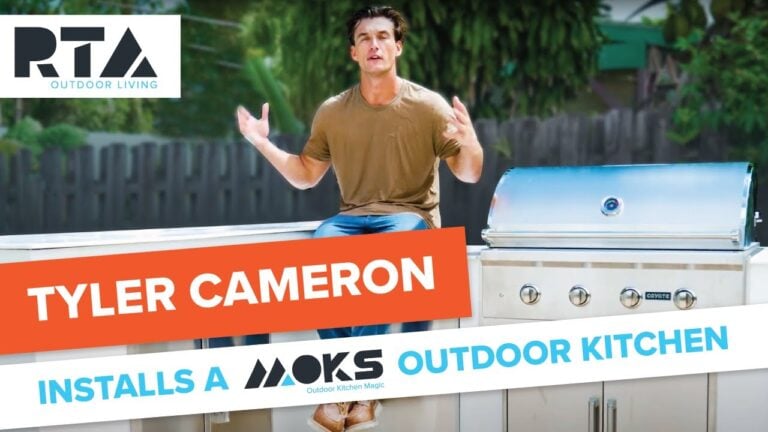 RTA Outdoor Kitchen Install | Tyler Cameron Installs a MOKS Island in No Time!