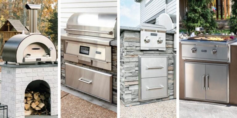 Outdoor kitchen oven options for stovetops and outdoor ovens