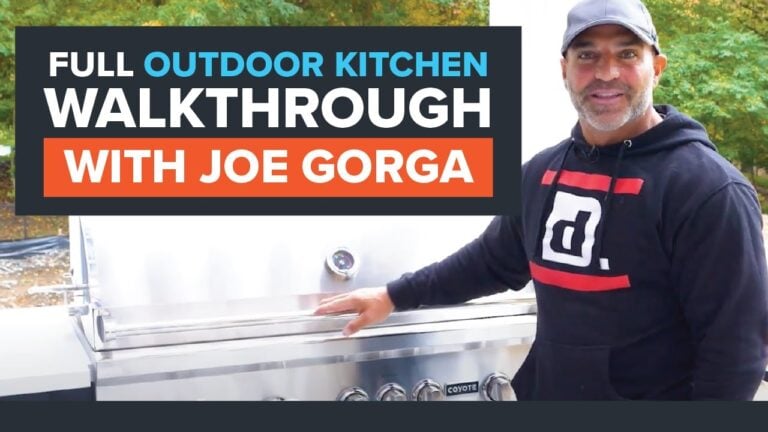 RTA Outdoor Kitchen Tour with Joe Gorga | 2 Remarkable Islands on Separate Floors!