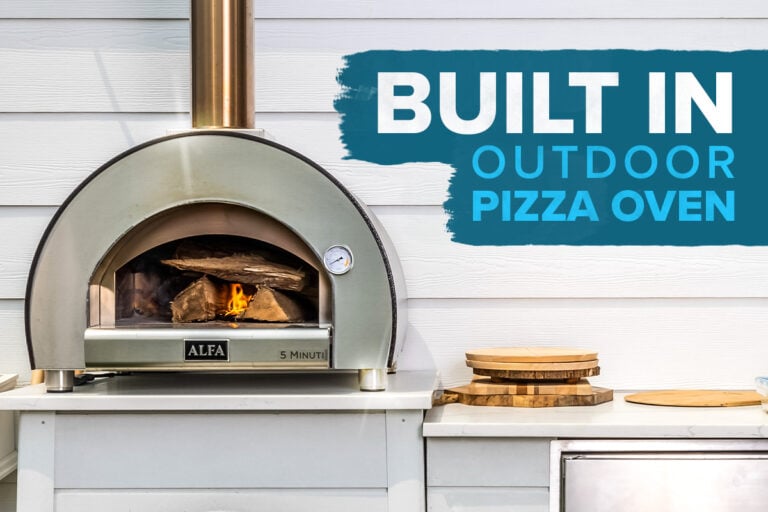 built in outdoor pizza oven