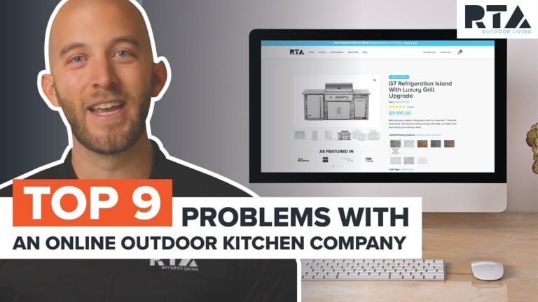 Top 9 Problems With An Online Outdoor Kitchen Company | How We Tackle These Challenges Head-On