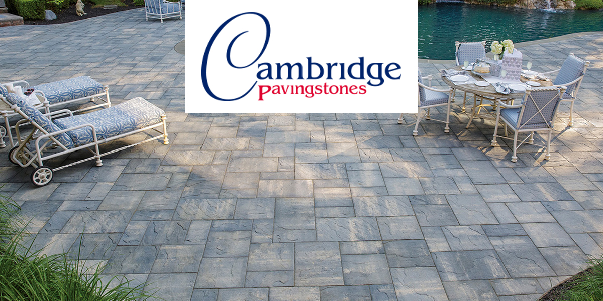 cambridge pavingstones for outdoor kitchen