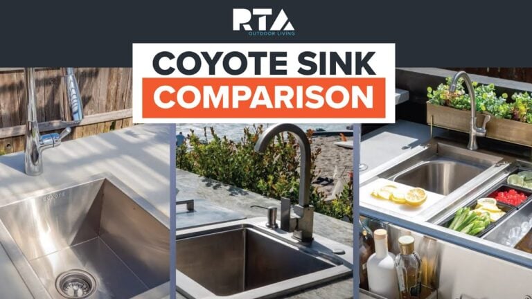 Outdoor Kitchen Sink | 3 Premium Options from Coyote Outdoor