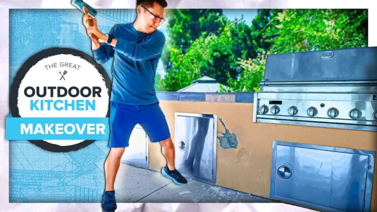 We DEMOLISHED this Outdoor Kitchen for a Crazy Backyard Transformation