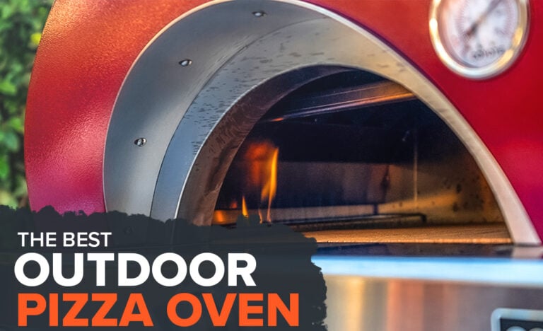 outdoor pizza oven closeup