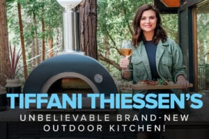 tiffani thiessen's unbelievable brand new outdoor kitchen