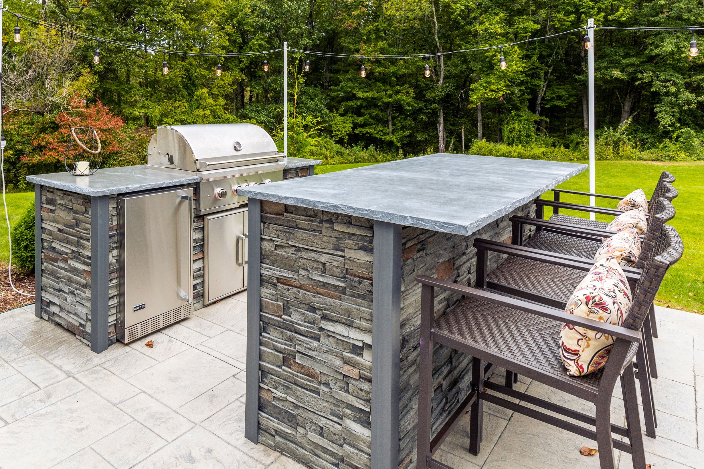 outdoor kitchen engineered for nh climate