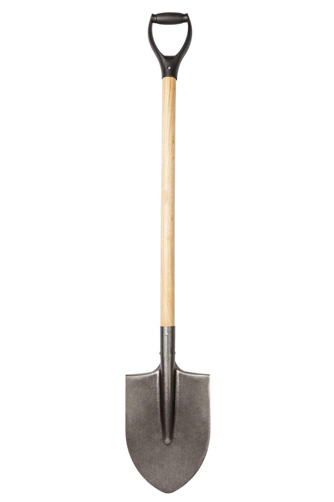 concrete mixer or shovel for concrete countertops