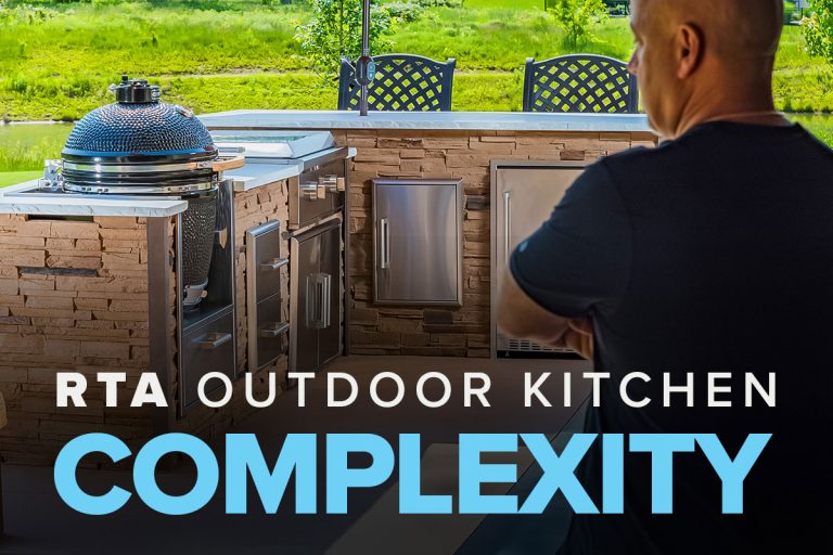 Can I assemble an RTA outdoor kitchen myself