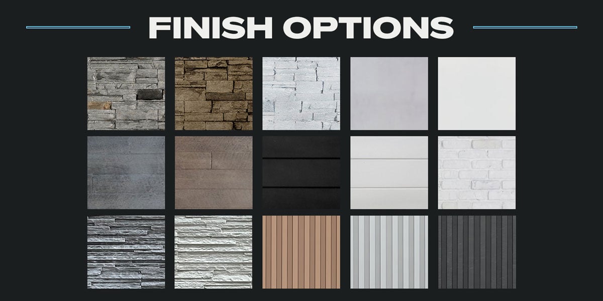 finish options