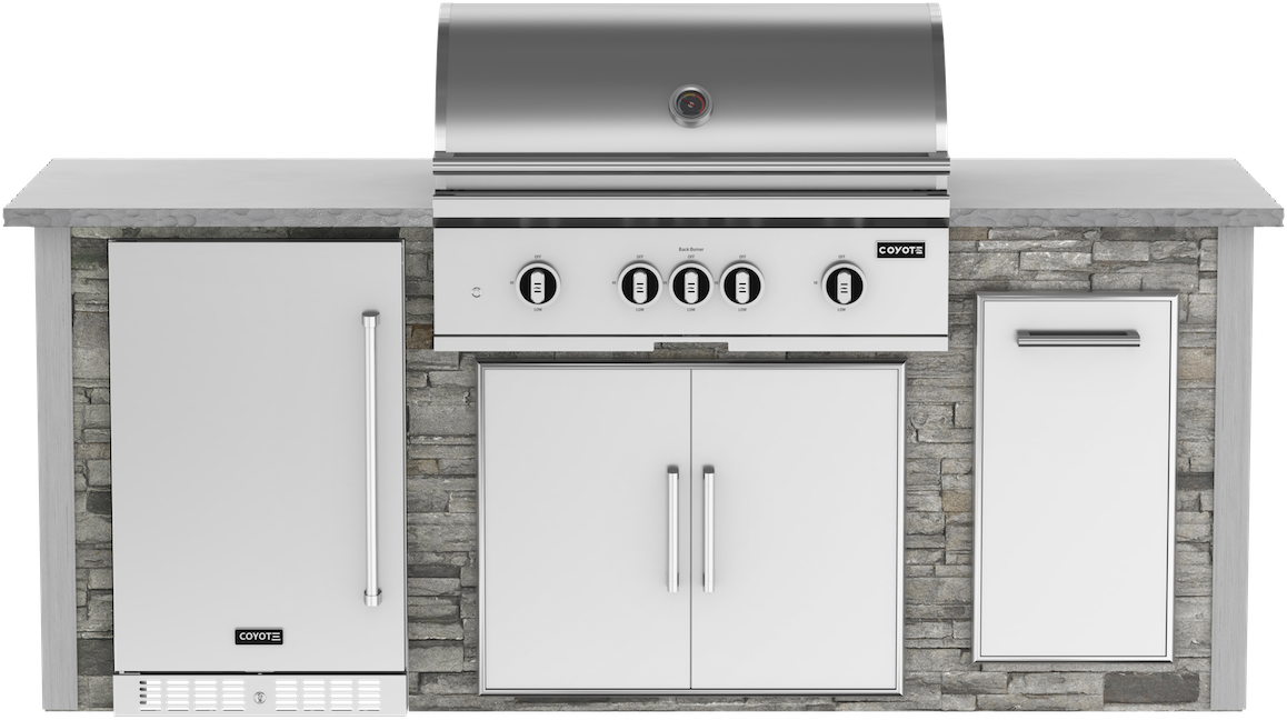 linear rta outdoor kitchen weight