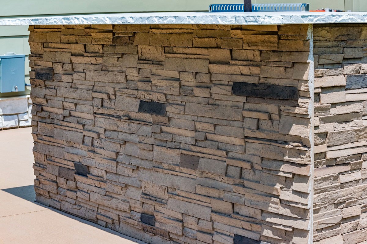 rta outdoor kitchen finish selection