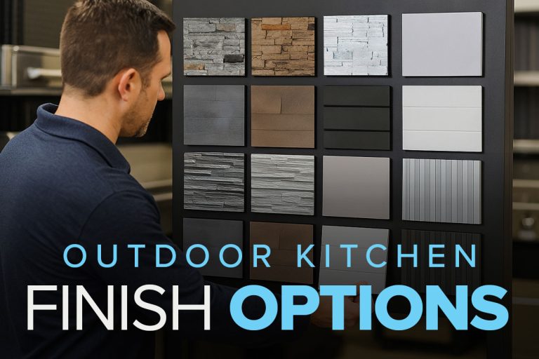 rta outdoor kitchen finishes