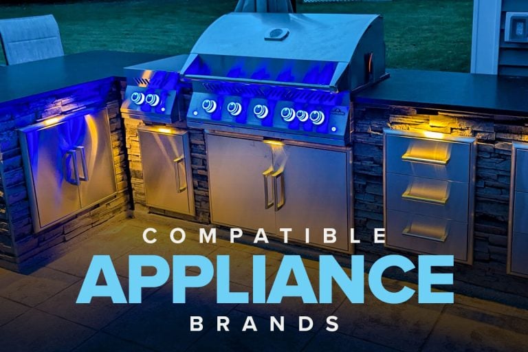 what appliance brands are compatible with an rta outdoor kitchen