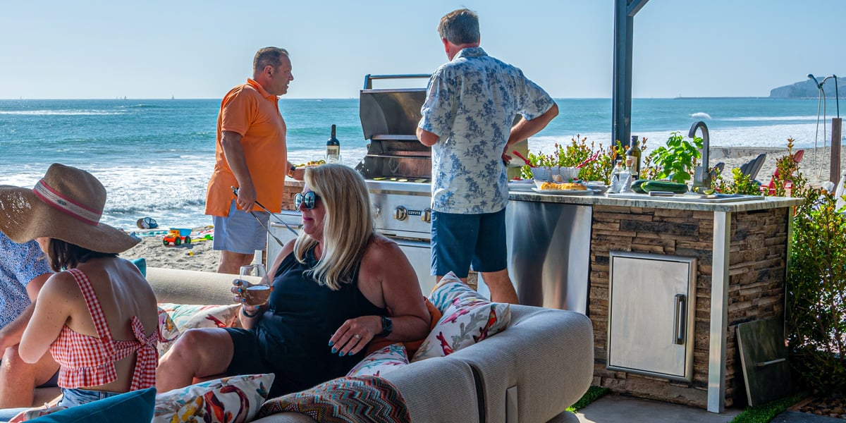 you want a long term outdoor kitchen solution