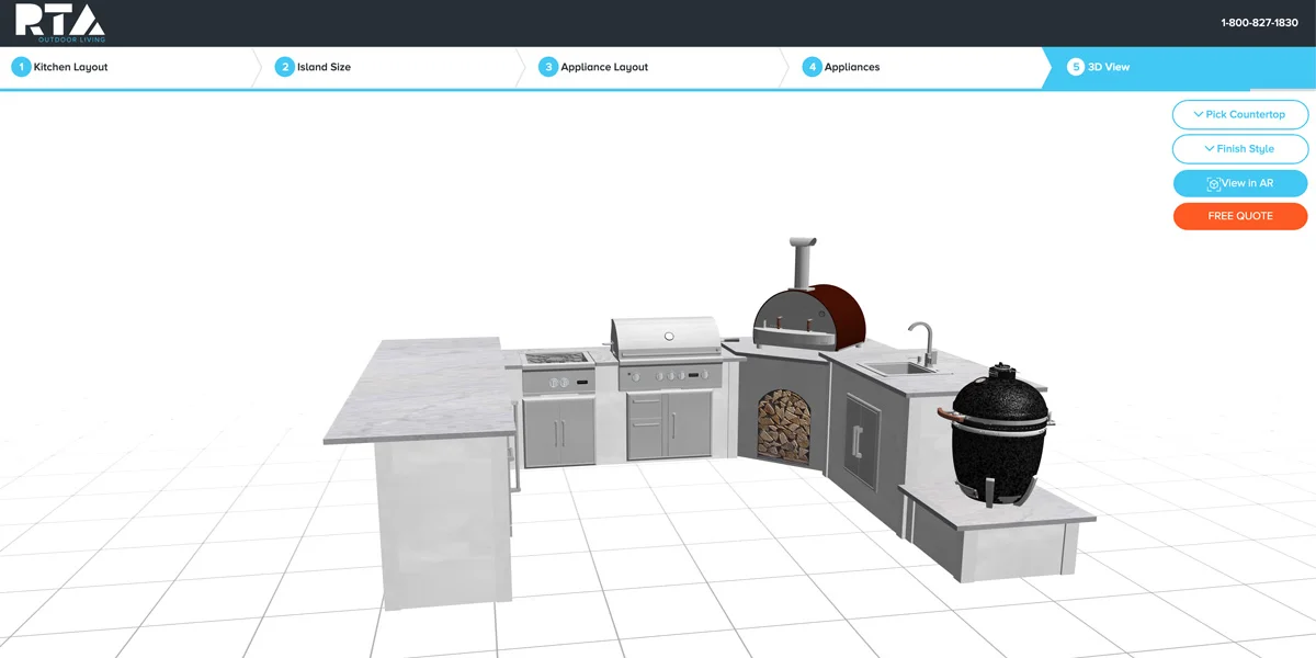 determining the cost of your rta galley outdoor kitchen