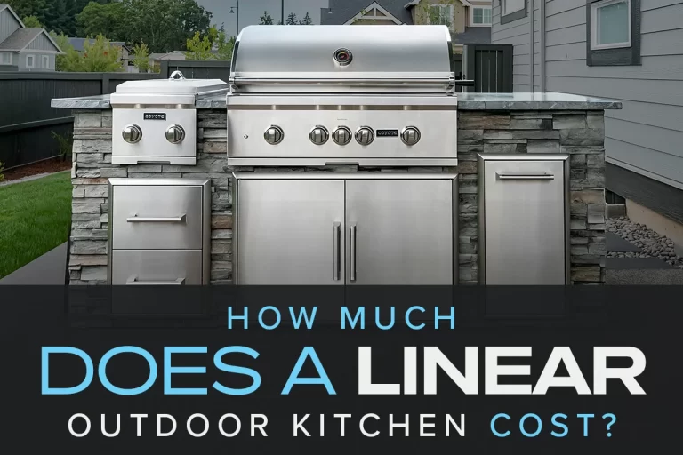 how much does a linear outdoor kitchen cost