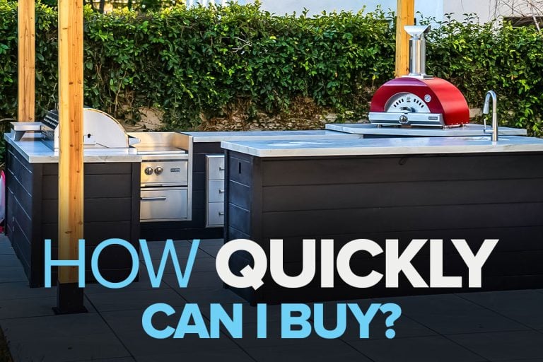 how quickly can i buy an rta outdoor kitchen