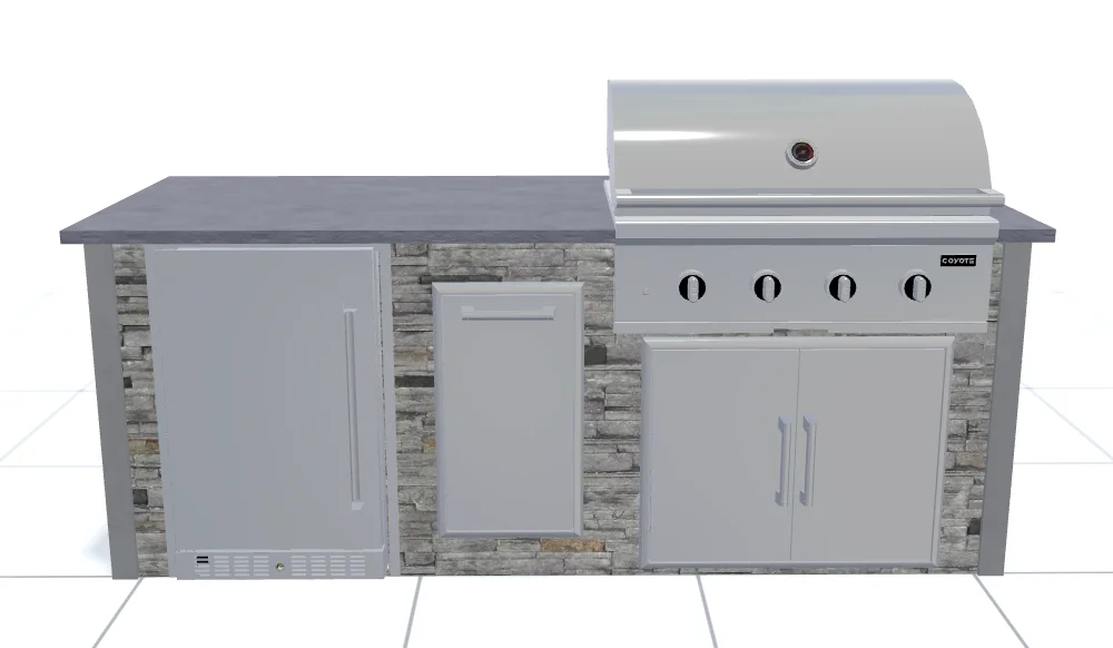 real life pricing of a linear rta outdoor kitchen