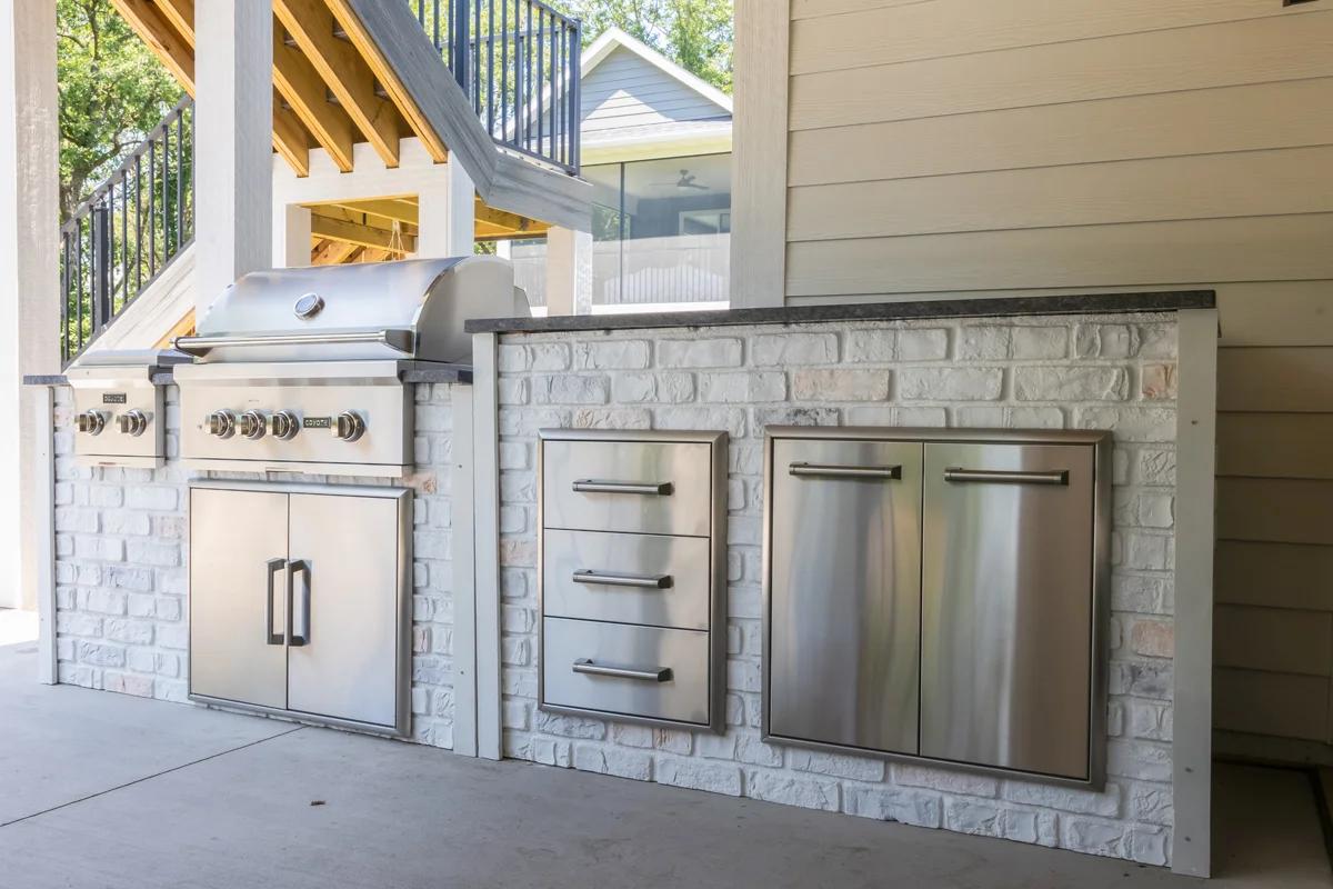 the length of your linear island