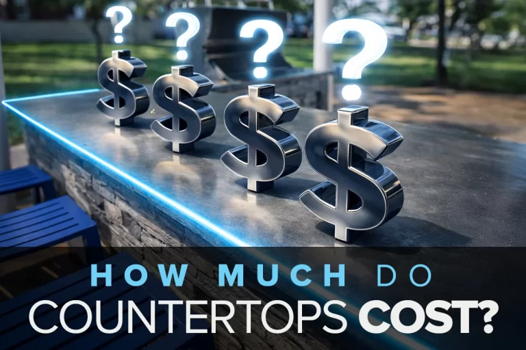 how much do rta outdoor kitchen countertops cost?