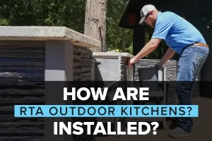 how is an rta outdoor kitchen installed