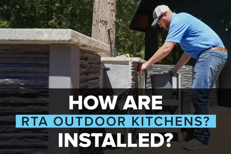 how is an rta outdoor kitchen installed