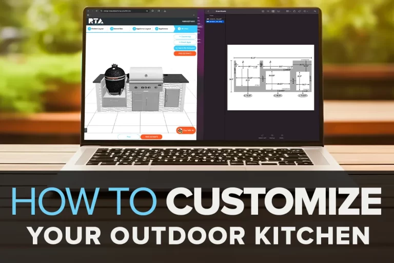 how to customize your rta outdoor kitchen