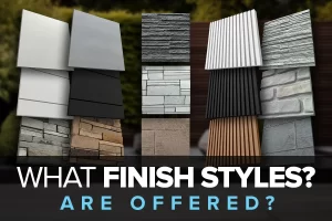 what finish styles does rta outdoor living have