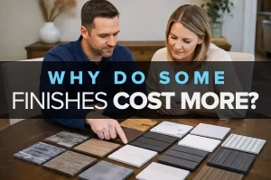 why do some rta outdoor kitchen finishes cost more than others