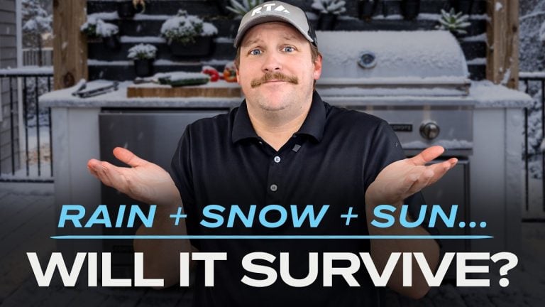 How Durable Is an RTA Outdoor Kitchen? Watch This First