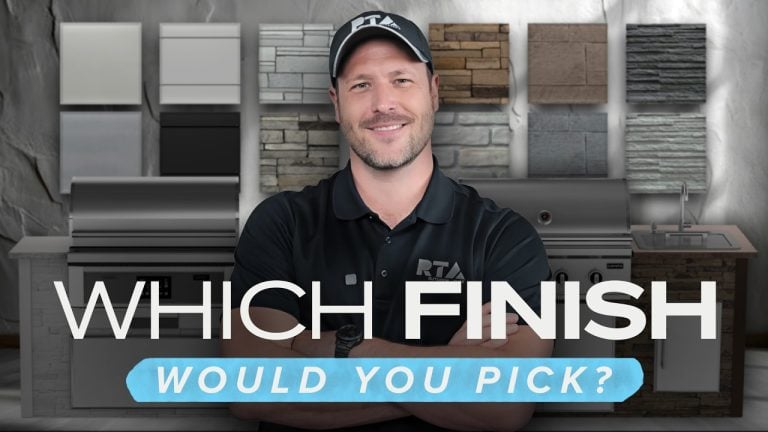 RTA Outdoor Kitchen Finishes Explained (Find Your Style)