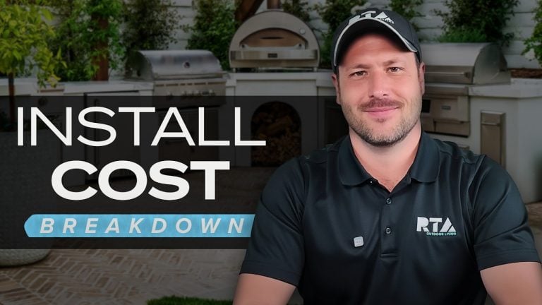 What Does It Cost to Install an RTA Outdoor Kitchen?